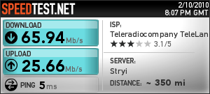 Speed test
