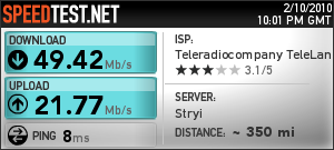Speed test