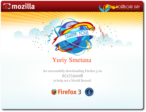 День завантаження Firefox 3
